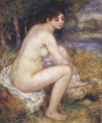 Pierre Renoir Female Nude in a Landscape